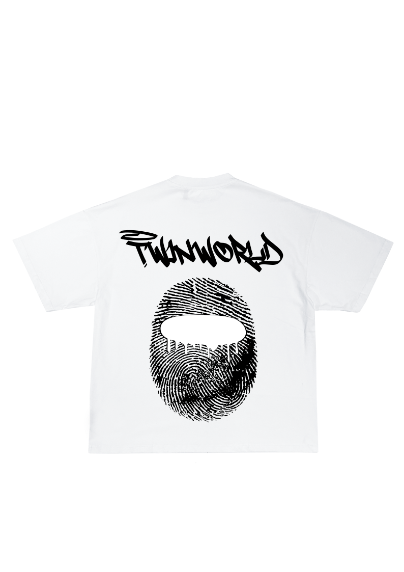 Fingerprint Tee White