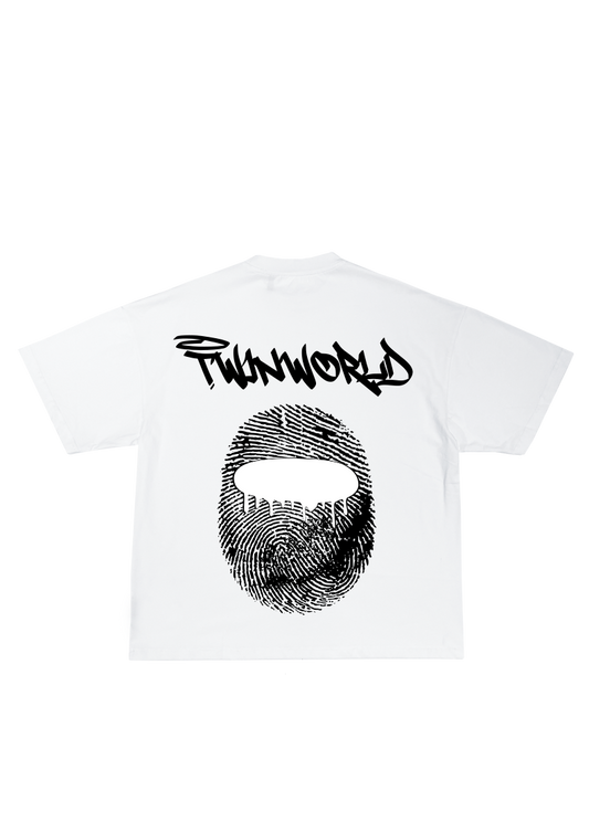 Fingerprint Tee White