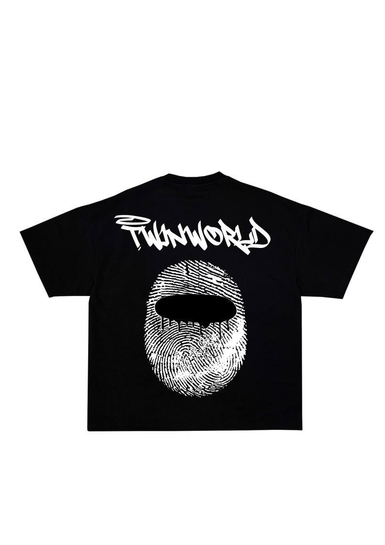 Fingerprint Tee Black